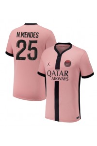 Paris Saint-Germain Nuno Mendes #25 Voetbaltruitje 3e tenue 2024-25 Korte Mouw